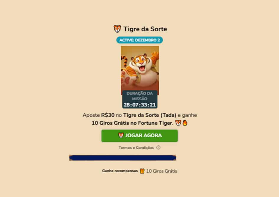 tigre da sorte bonus hiperbet
