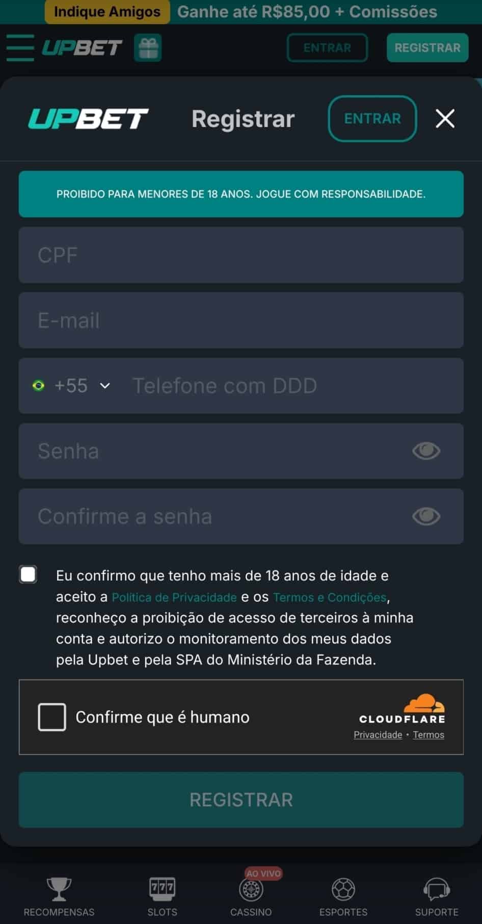 upbet-app-cadastro