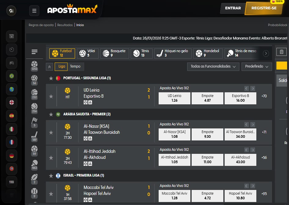 apostas esportivas apostamax