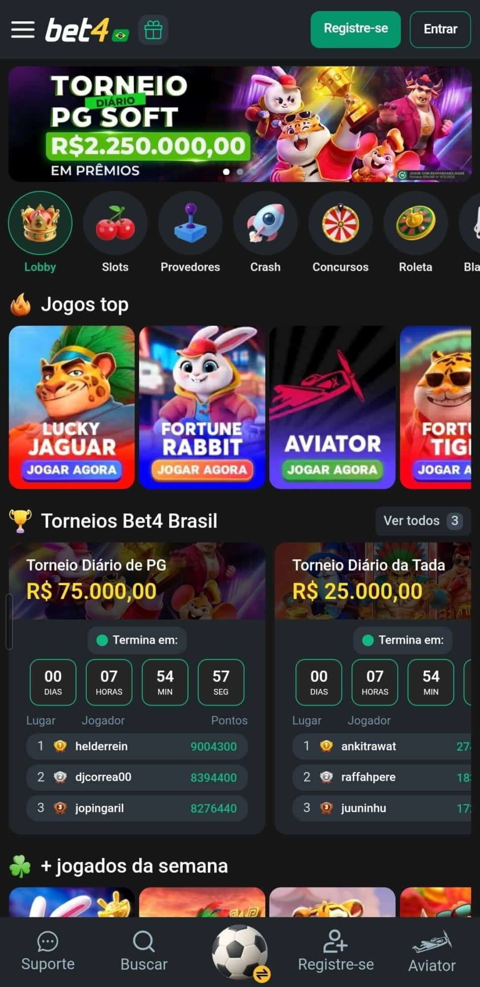 bet4-app-pagina-principal