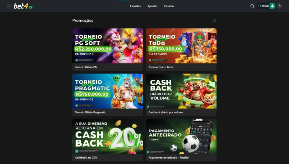 bet4-cassino-bonus-e-promocoes