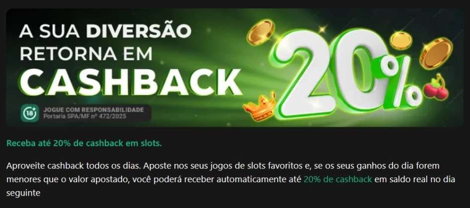 bet4-cassino-cashback-20-slots