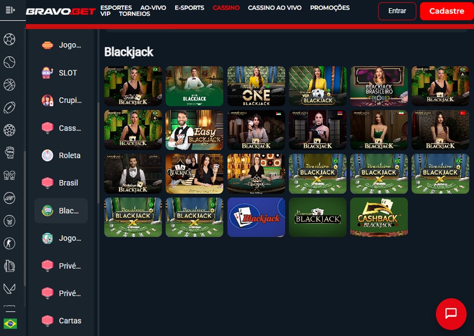 blackjack bravobet