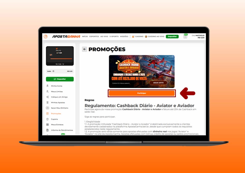 cashback aposta ganha 3