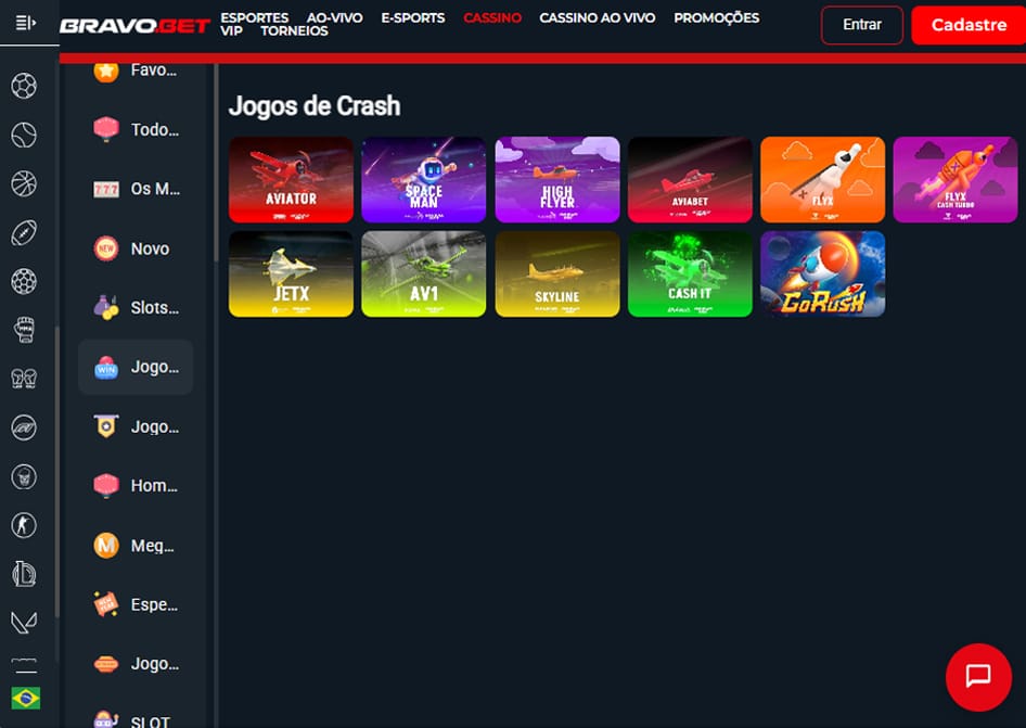 jogos crash bravobet