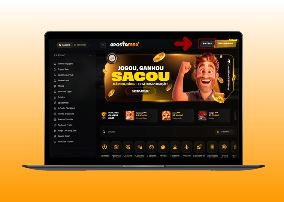 login computador apostamax 2