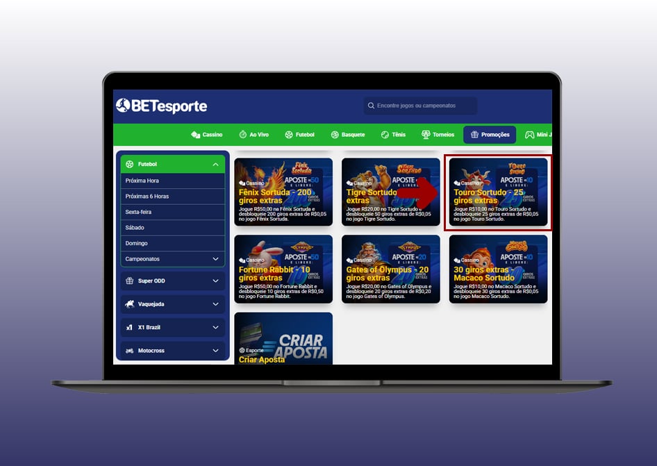 touro sortudo betesporte 3