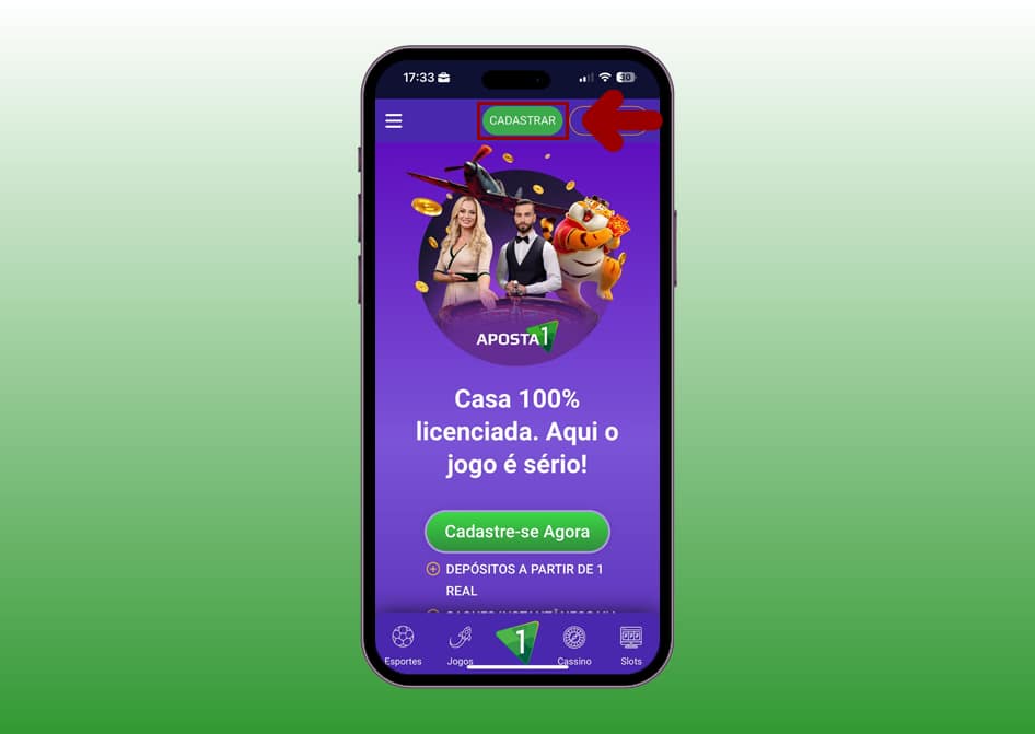 cadastro aposta 1 app 2