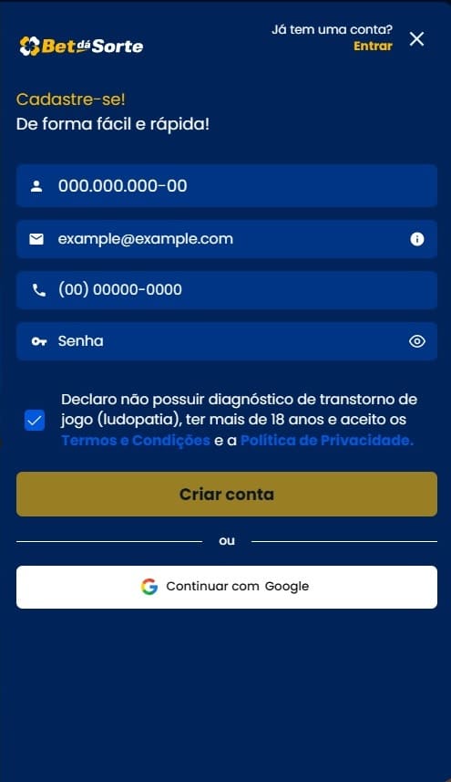 cashback-bet-da-sorte-reividicar