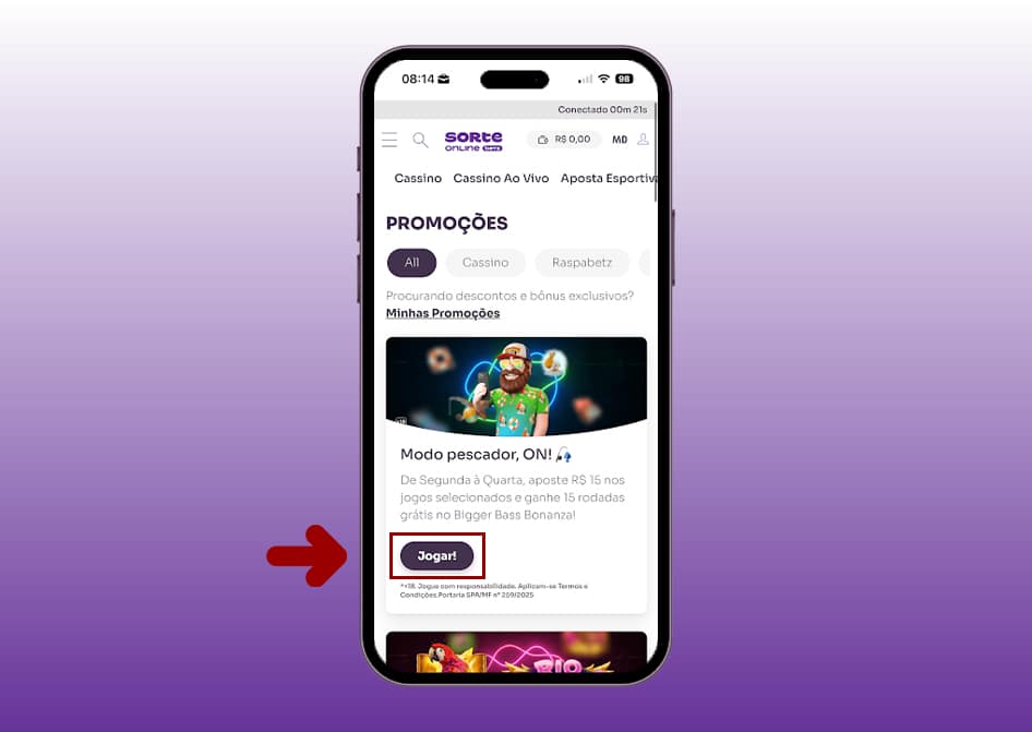 giros grátis bigger bass bonanza sorte online 3