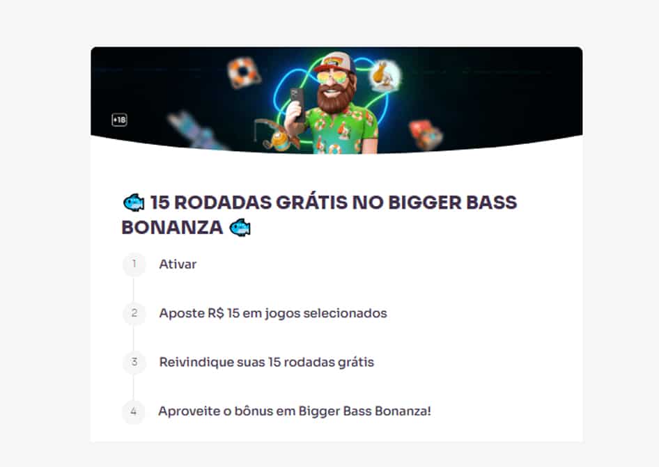 giros grátis bigger bass bonanza sorte online