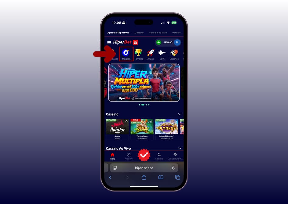 missão fortune mouse hiperbet 2