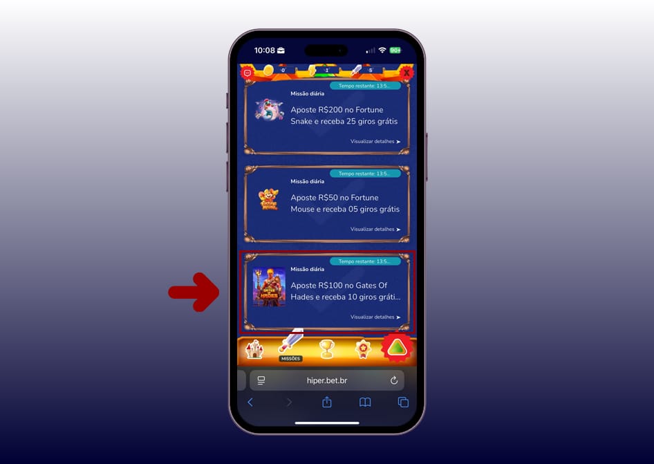 missão gates of hades hiperbet 3