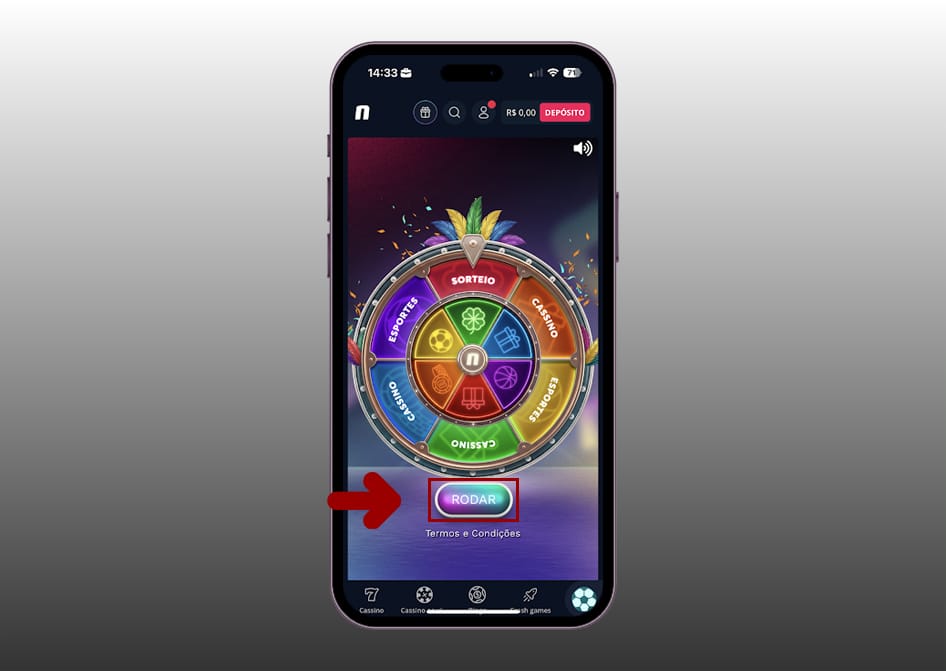 roleta de prêmios novibet 3