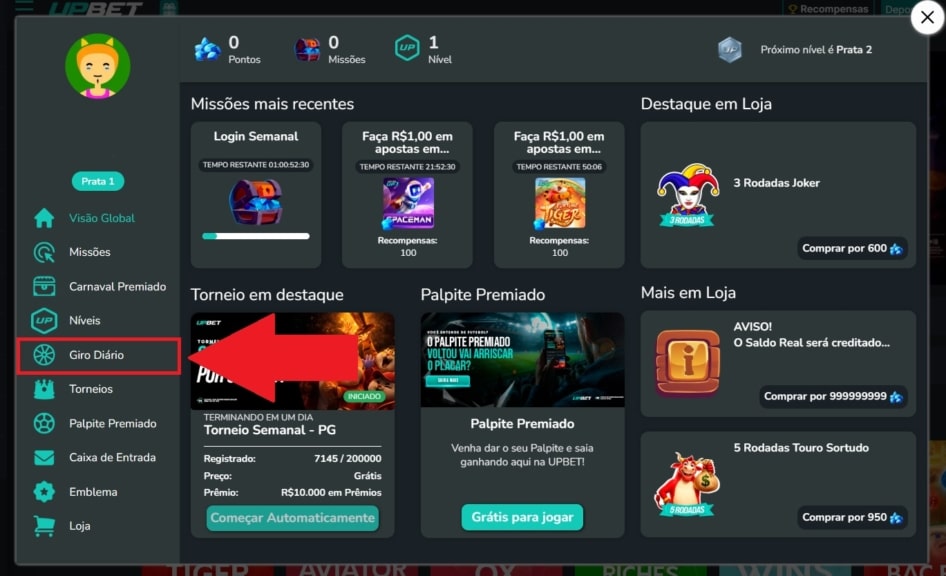 roleta-diaria-up-bet-reividicar-3