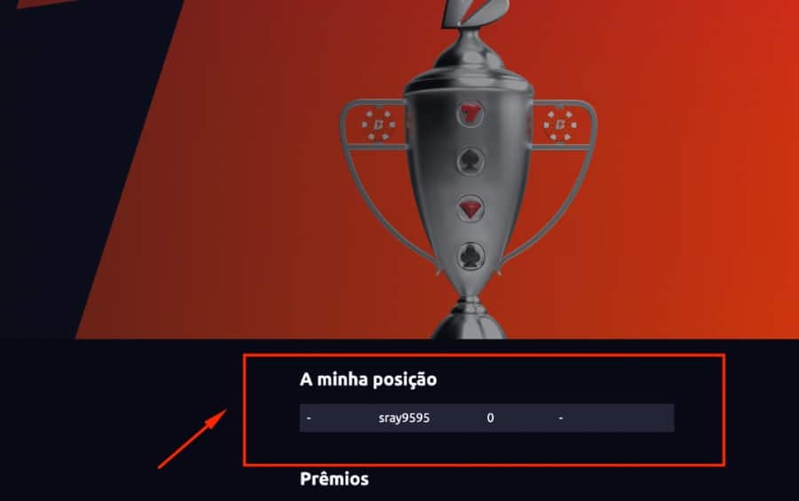 Área A minha posição no Torneio JetX Betano para acompanhar pontuação e classificação no torneio.