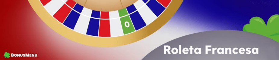 Ilustração da roleta francesa com roda de um zero e o título Roleta Francesa