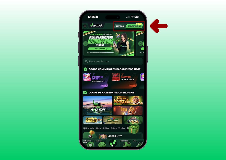 cashback vera bet 1