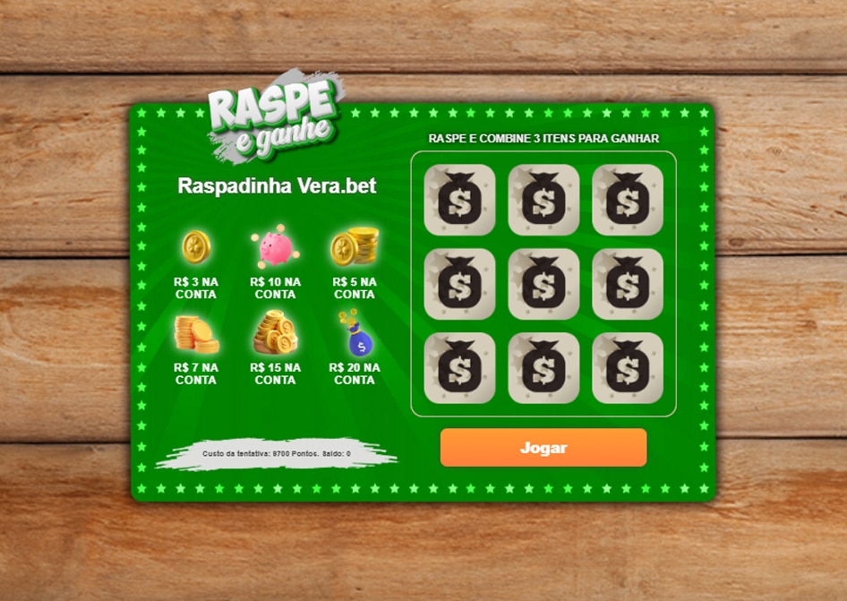 raspadinha mini games vera bet