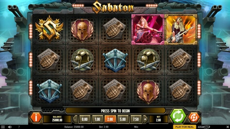 Sabaton por Play'n GO