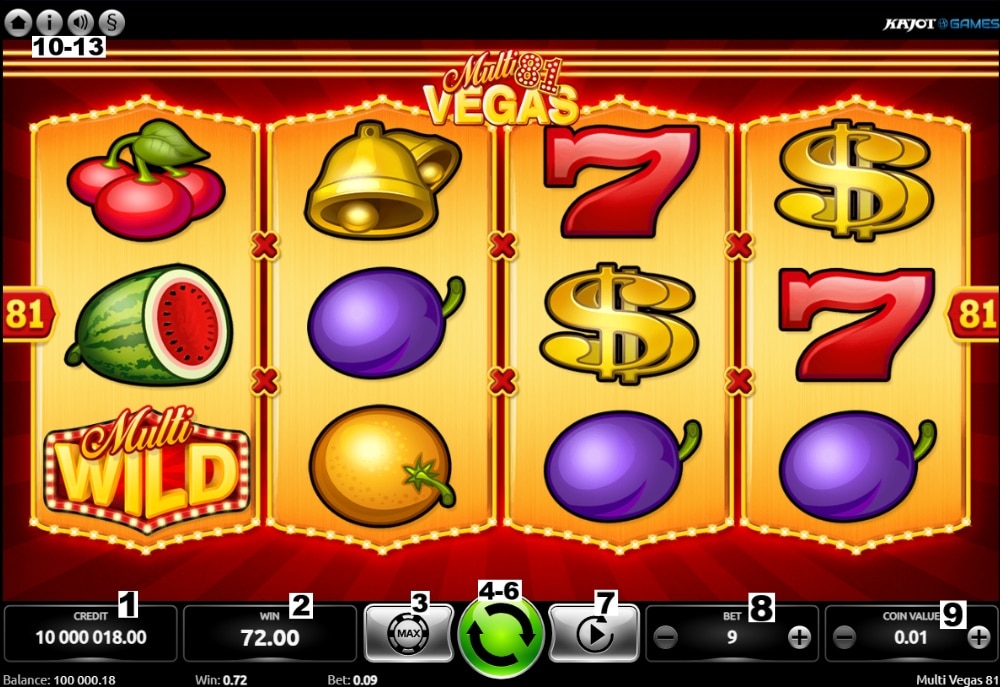 Como jogar a slot Multi Vegas 81