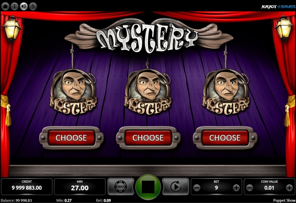 Jogo Misterioso Show de Marionetes