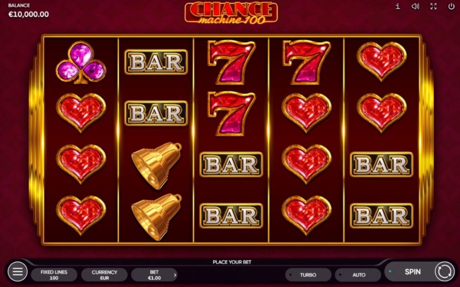 Chance Machine 100 por Endorphina