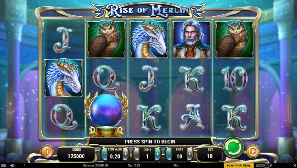 Rise of Merlin por Play'n GO