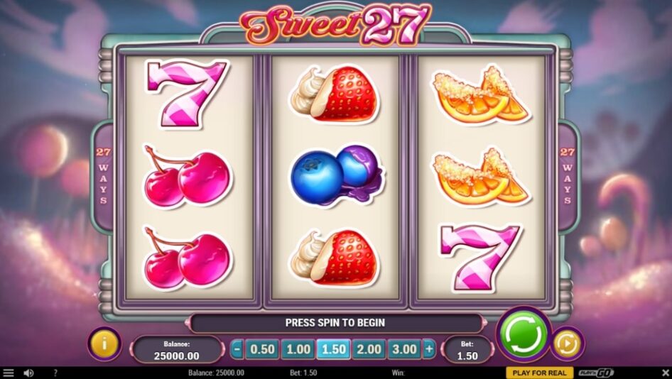 Sweet 27 por Play'n GO