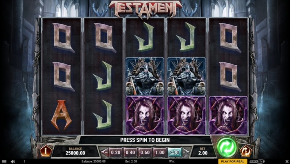 Testament por Play'n GO