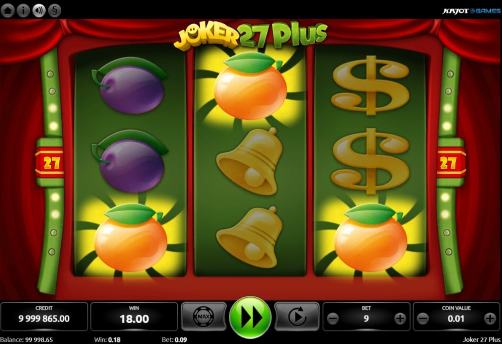 Tema e símbolo Joker 27 Plus