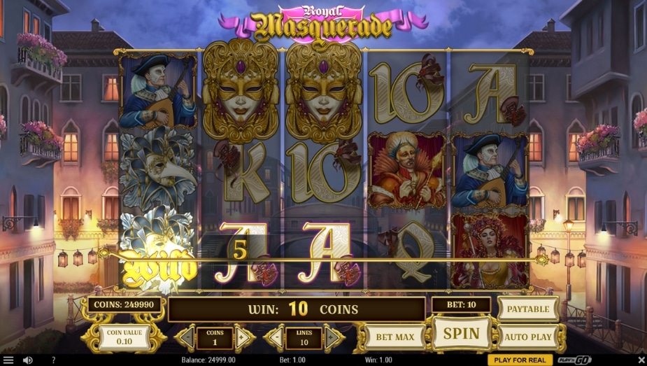 Tema e símbolos Royal Masquerade