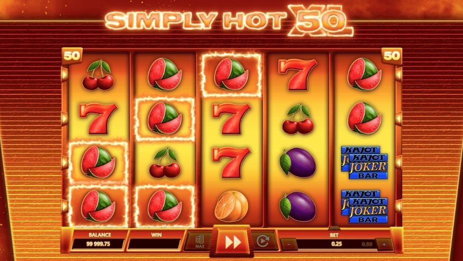 Tema e símbolos Simply Hot XL 50