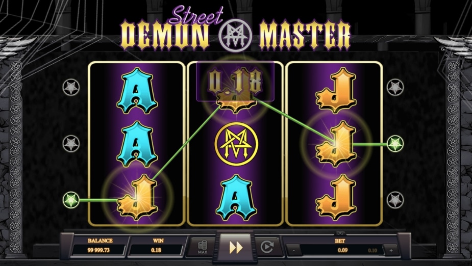 Tema e símbolos Demon Master Street