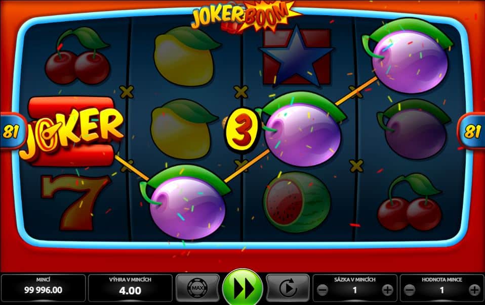 Tema e símbolos Joker Boom