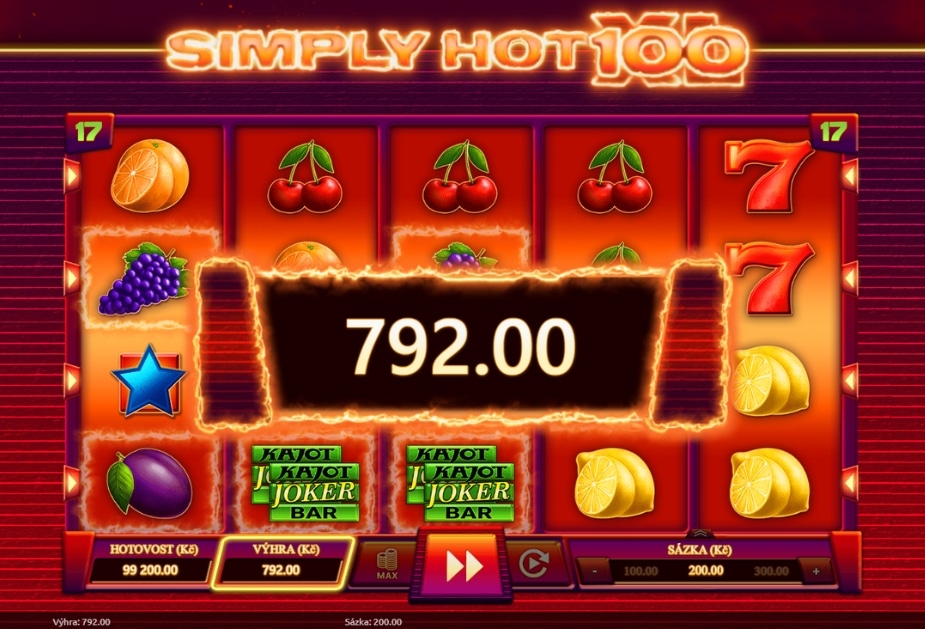 Tema e símbolos Simply Hot XL 100
