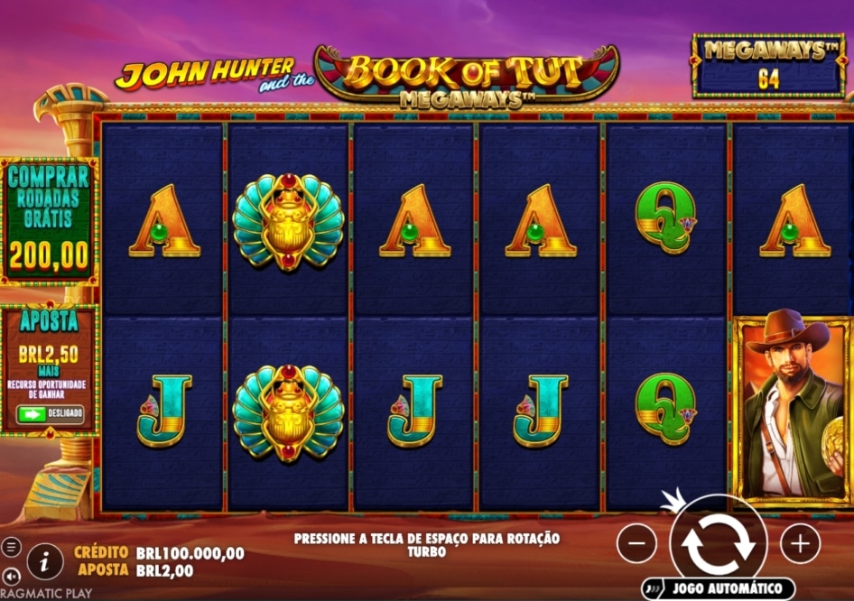 Book of Tut Megaways por Pragmatic Play