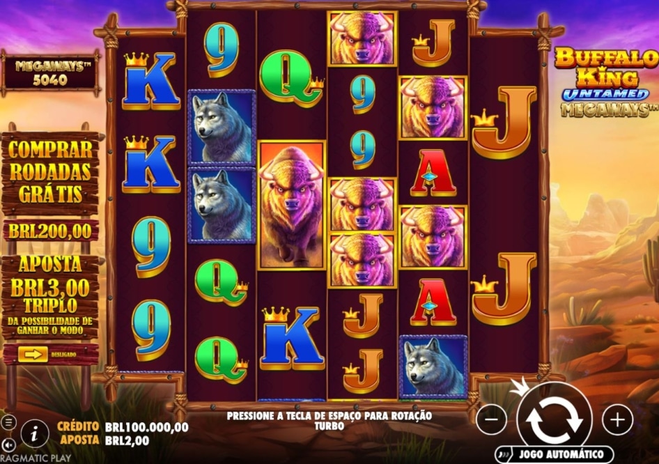 Buffalo King Untamed Megaways por Pragmatic Play