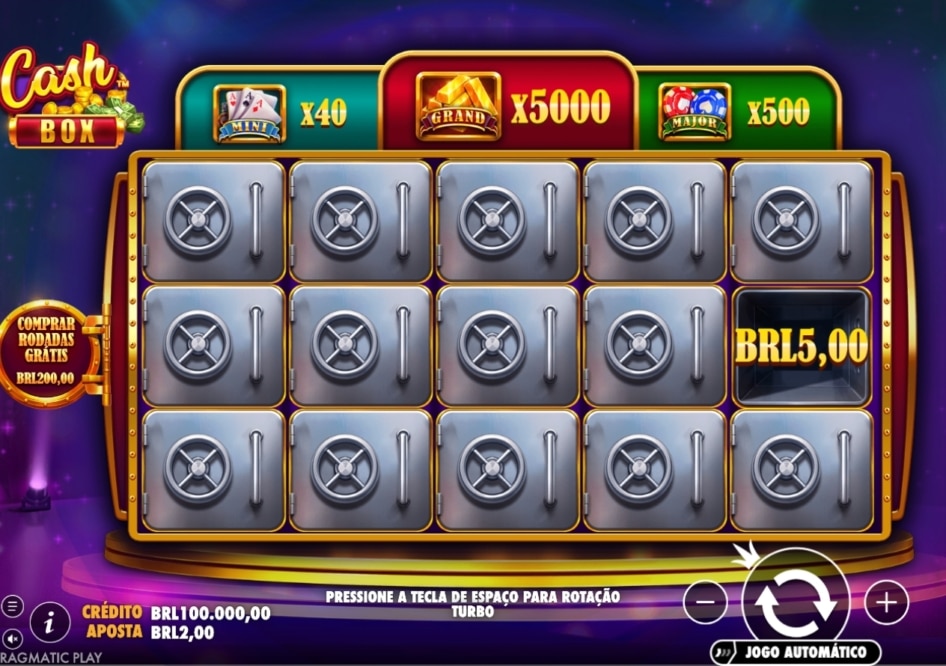 Cash Box por Pragmatic Play