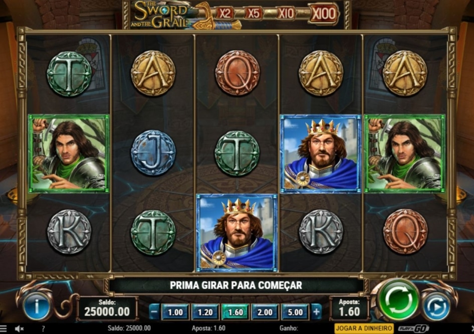 The Sword and the Grail por Play'n GO