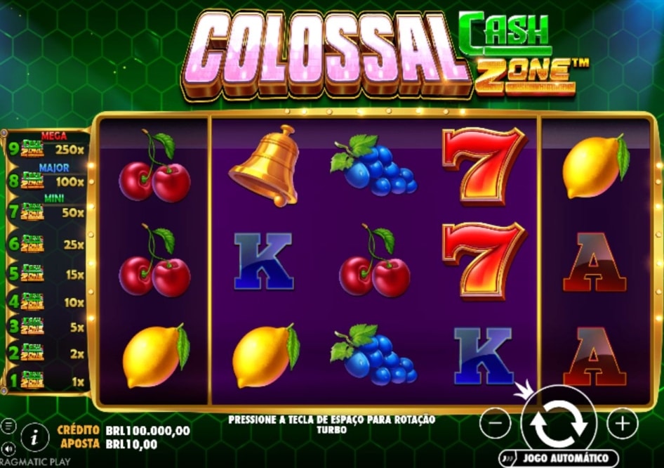 Colossal Cash Zone por Pragmatic Play