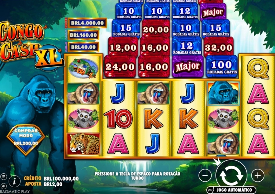 Congo Cash XL por Pragmatic Play