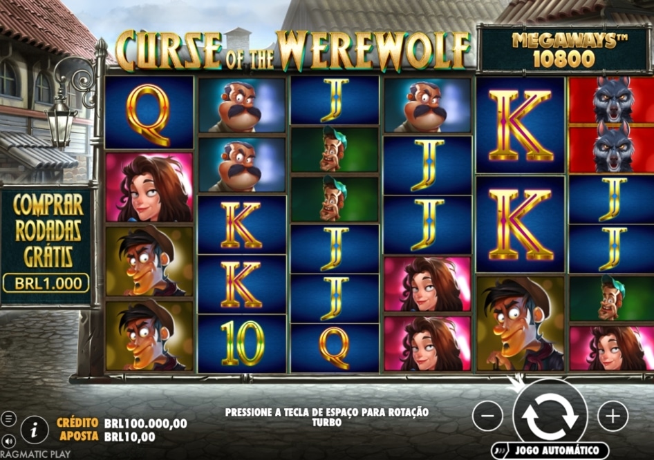 Curse of the Werewolf Megaways por Pragmatic Play