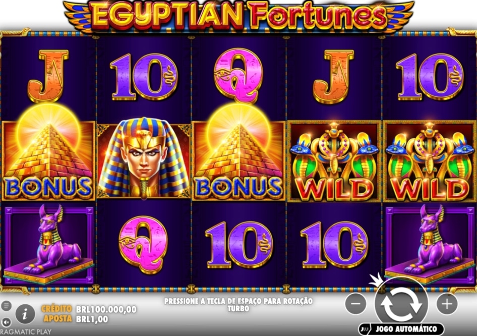Egyptian Fortunes por Pragmatic Play