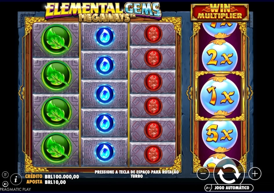 Elemental Gems Megaways por Pragmatic Play