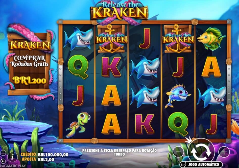 Release the Kraken por Pragmatic Play