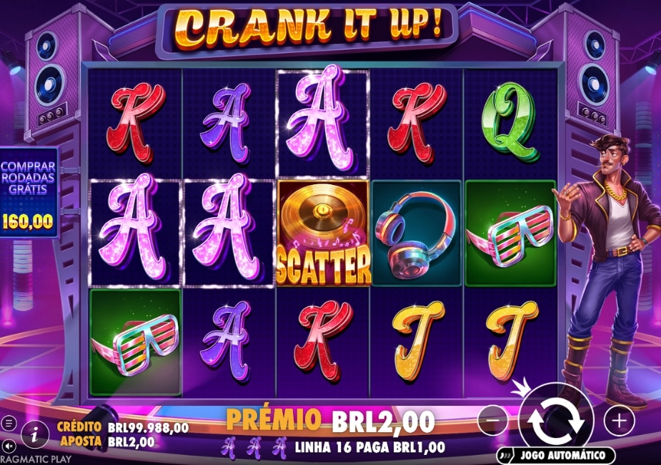 Tema e símbolos do slot Crank It Up por Pragmatic Play