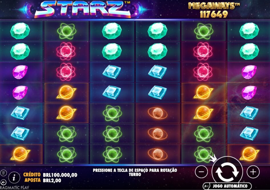 Starz Megaways por Pragmatic Play
