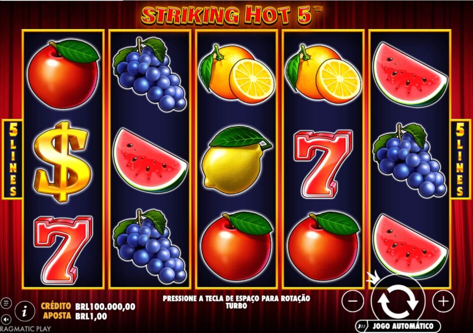 Striking Hot 5 por Pragmatic Play