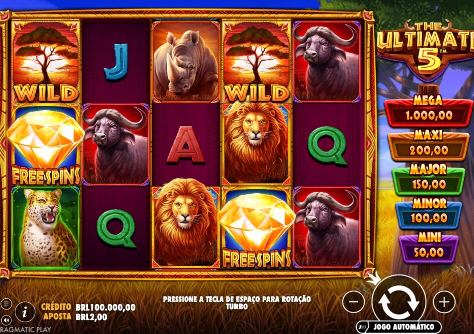 The Ultimate 5 por Pragmatic Play